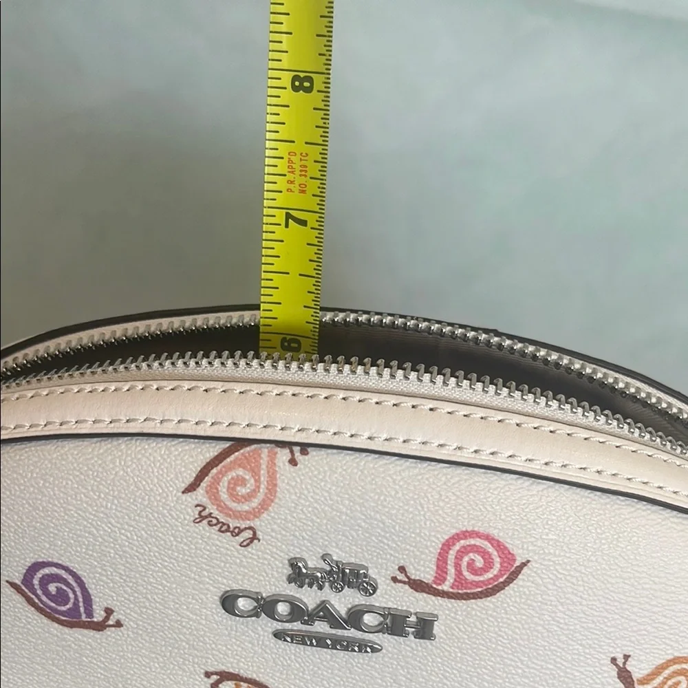 Coach White Crossbody Bag with Multicolor Accents - Picture 13 of 14